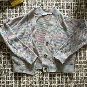 Redone space dyed cardigan.